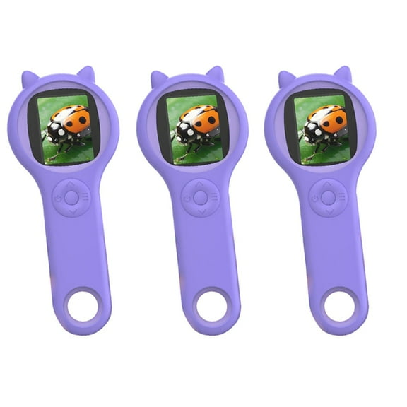 3X Microscope for Kids - Portable Handheld Magnifying Glass Digital Microscope for Kids Educational Science Toys