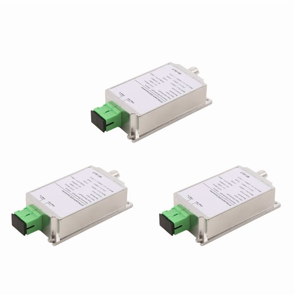 3X Mini CATV FTTH Receiver Fiber Optical WDM Node RF Converter Triplexer Minimode Indoor AGC 1310nm/1550nm Without Power