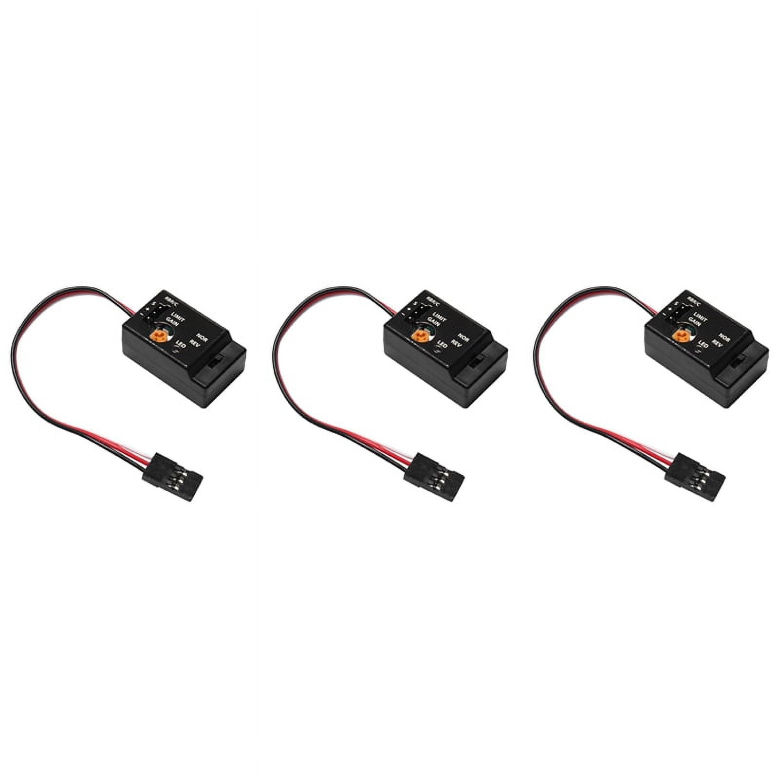 3X Mini Gyro Gyroscope for D12 1/10 RC Car Drift Racing Car Steering