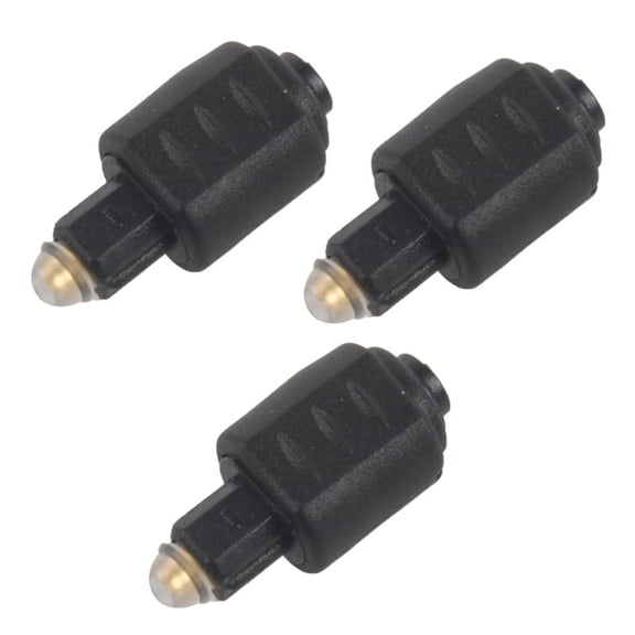 3X Mini Optical Audio Adapter 3.5MM Female to Digital Toslink Male Plug for Amplifier