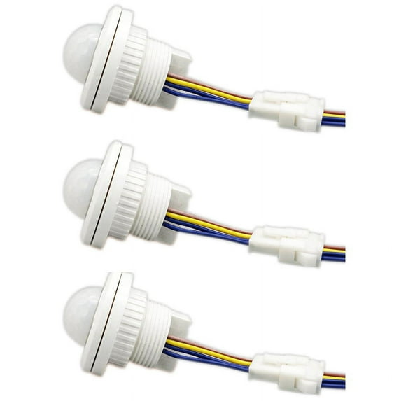 3X Mini PIR Infrared Motion Sensor Detection 220V Adjustable Time Infrared Automatic LED Light Witch