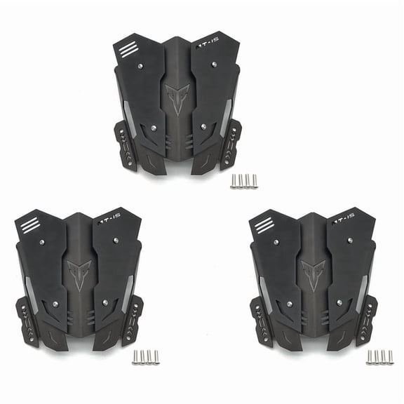 3X Motorcycles Windscreen Windshield for MT-15 MT 15 MT15 2019-2020 Aluminum Alloy Screen Accessories Black