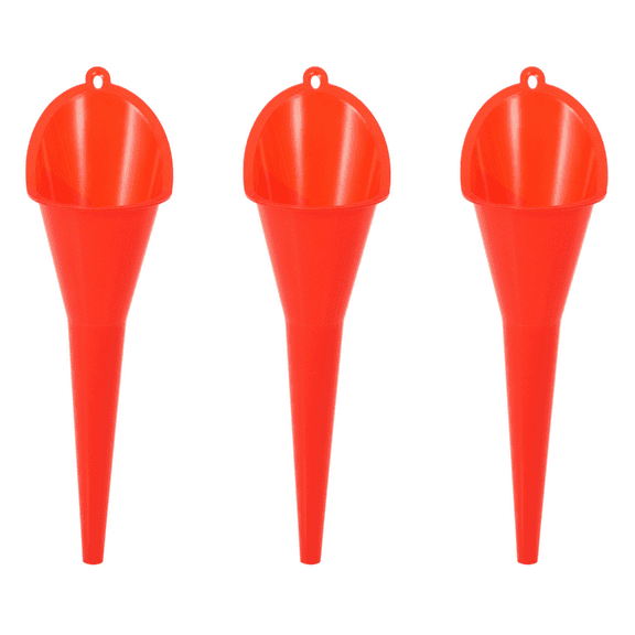 3X Multi-Function Car Fueling Funnel Gasoline Engine Oil Additive Motorcycle Agricultural Machinery Funnel Red
