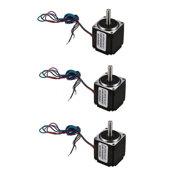 3X NEMA 11 28 Hybrid Stepper Motor 1.8 Degree 2 Phase 4 Wires 32mm Stepper Motor for CNC Router