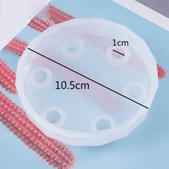 3X New Mini Resin Table Mold Silicone Mold Epoxy Mold Exhibition Table Mold DIY Crafting Tools( Only)