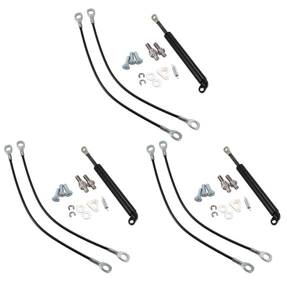 3X New Rear Gate Strut Shock for Dmax 2012+ 2015+ Stainless Steel Gas Easy for D-Max