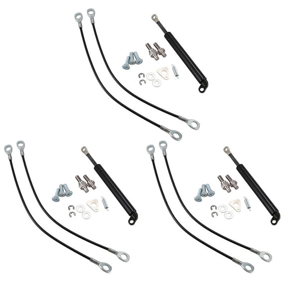 3X New Rear Gate Strut Shock for Dmax 2012+ 2015+ Stainless Steel Gas Easy for D-Max