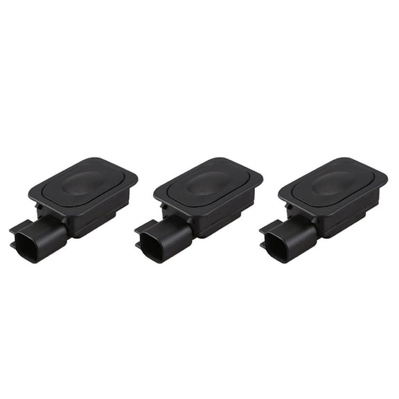 3X New Rear/Lift Gate Trunk Release Switch Actuator Button for 2008-2019 1L2T-14K147-AA,3 x Release Switch Actuator Button,black
