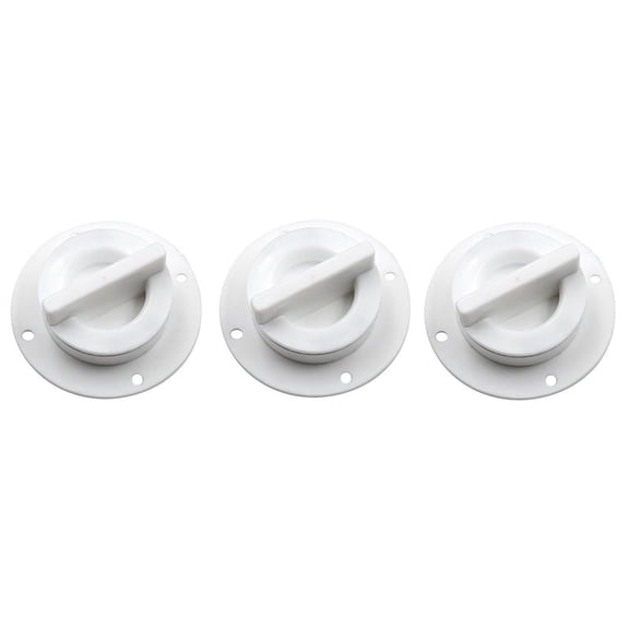 3X New Water Valve Deck Drain Scupper Drain Valve Outlet for Marine Boat Raft Yacht