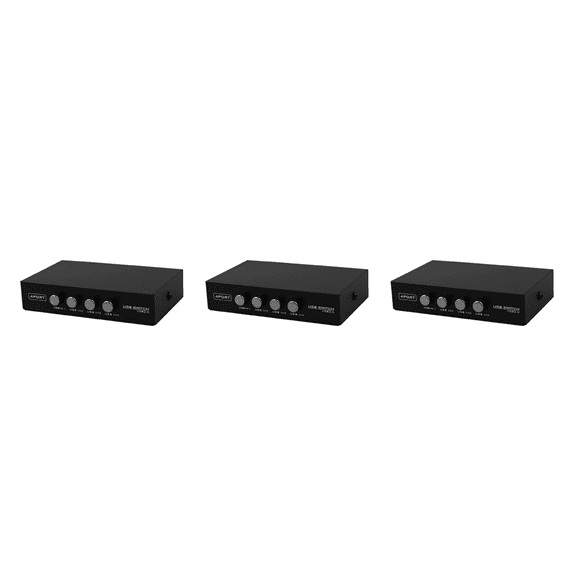 3X Newest Mini 4 Ports USB Printer Scanner Sharing Share Switch Splitter Box Hub