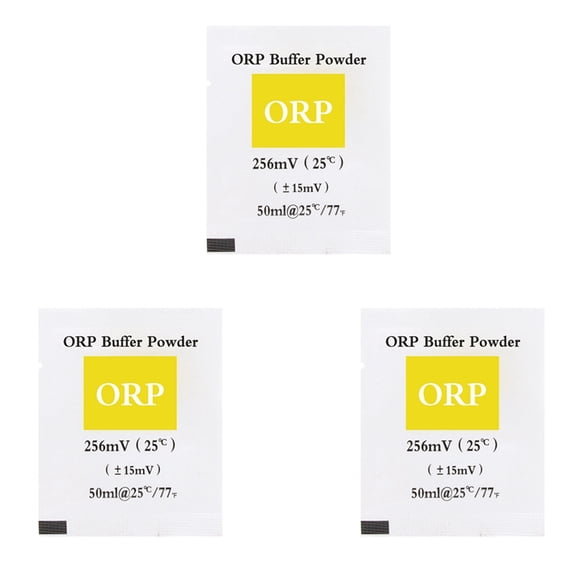 3X ORP Calibration Powder Buffer Powder ORP Tester Measuring Calibration Solution 256MV