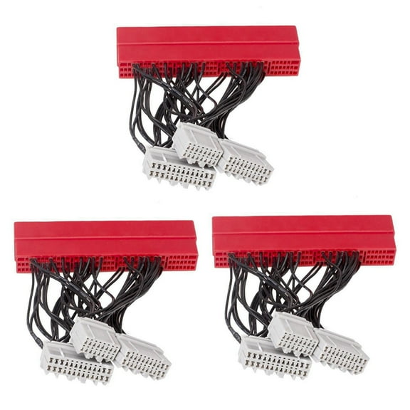 3X Obd2B to Obd1 Ecu Conversion Harness Adapter Line for 1999-2000