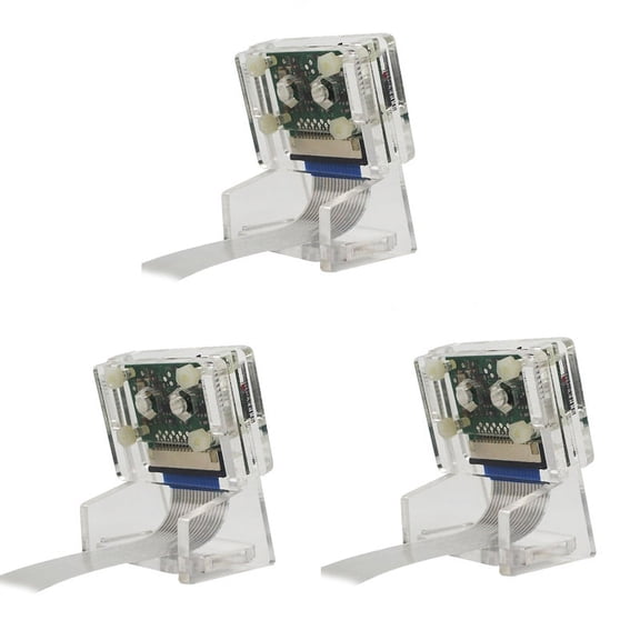 3X Ov5647 Mini Camera Acrylic Holder Transparent Webcam Bracket for 3 Camera