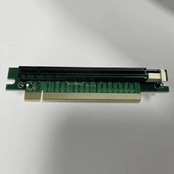 3X PCI-E 16X Riser Card 90 Degree Pci-E Pci-Express 16X to 16X Slot Right Angle Extender Protector Riser Adapter Card,3 x Adapter Card,Green&Black