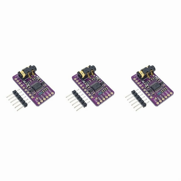 3X PCM5102 I2S IIS Digital Audio Decoder Module Stereo Digital-to-Analog Converter Voice Module for,3 x Digital Audio DAC Decoder Module,Purple