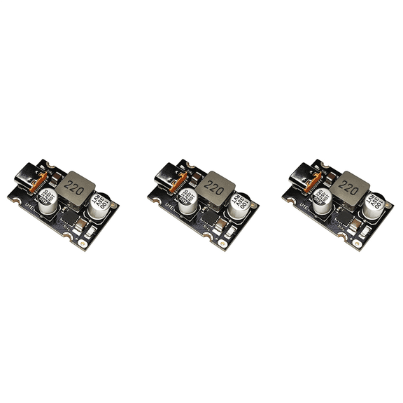 3X PD65W Fast Charging Module Type-C Interface PD QCSCP Fast Charging Full Protocol Charger Module A,3 x Fast charging module,Black