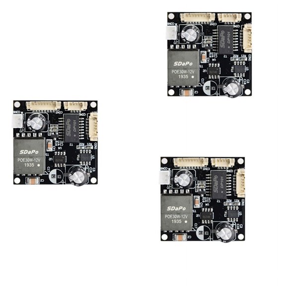 3X PM3812AT 2A Isolated Industrial-Grade Temperature- POE Module 25.5W