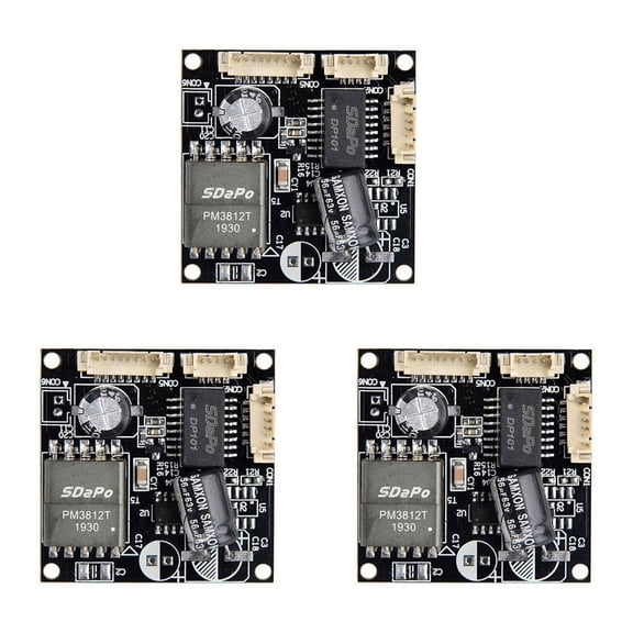 3X PM3812T V7S POE Module Industrial Grade Temperature 12V1A Isolated IEEE802.3Af