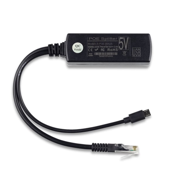 3X POE Power Supply Module Standard Isolated Splitter 48V to 5V2.4A USB Interface Splitter