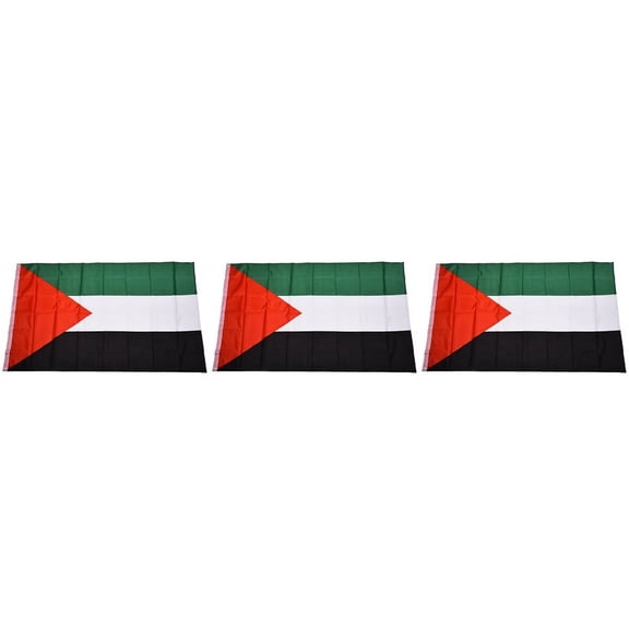 3X Palestine National Flag 5ft x 3ft