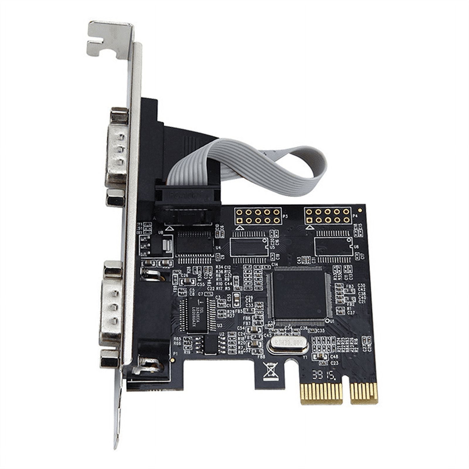 3X Pcie To Serial Ports RS232 Interface PCI-E PCI Express Card Adapter ...