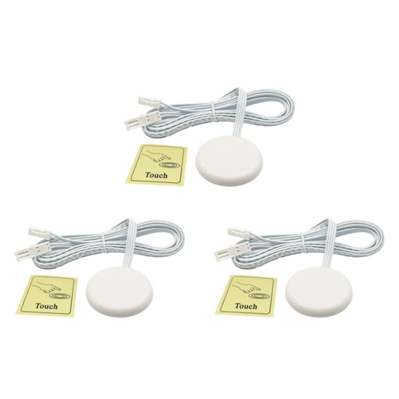 3X Penetrable Wood Panel Wireless Touch Sensor LED Light Switch Hand Sweep Control Dimmable Touch Dimmer