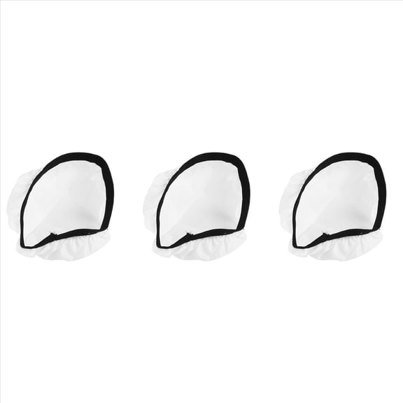 3X Photography Light Soft White Diffuser Cloth for 7inch 180mm Standard Studio Strobe Reflector,3 x Soft light cloth,white