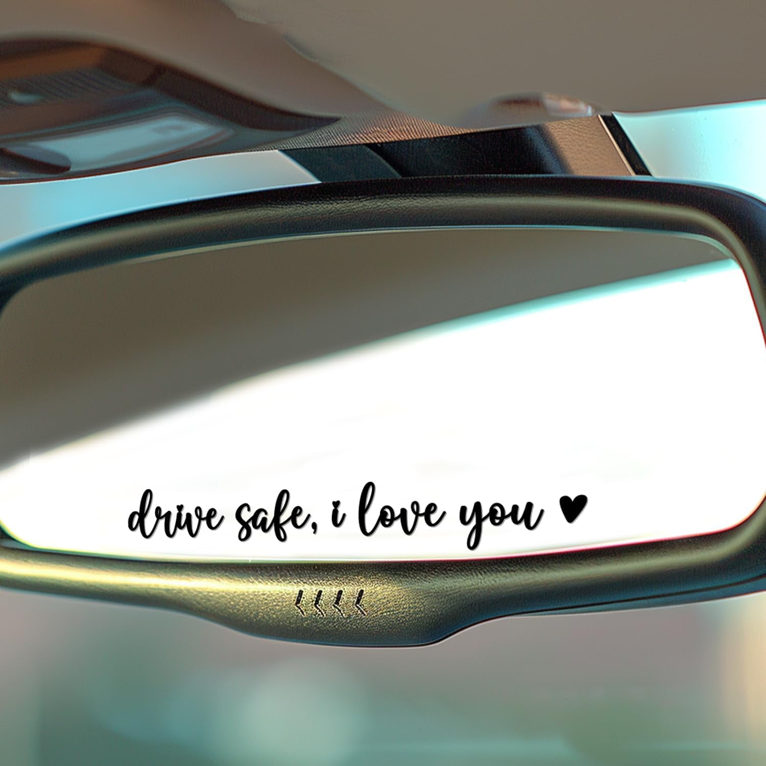 Mirrow Car Sticker 3X Pink You are Enough Rear View Mirror Car Stickers - Motivational ...