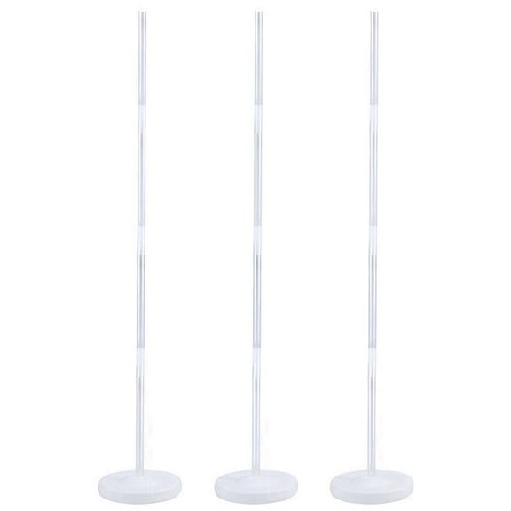 3X Plastic Balloon Arch Column Stand with Base Kits Wedding Birthday Decor