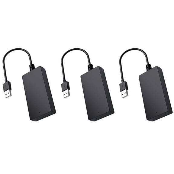 3X Plug and Play Carbit Link to Wireless CarPlay Android AUTO Box Car Navigation Smart Car Machine Interconnection,3 x Wireless CarPlay,Black