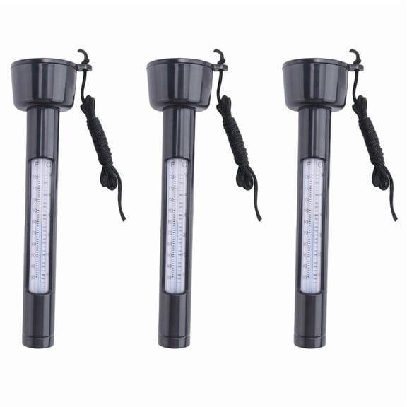 3X Pool Thermometer Outdoor Swimming Pool Water Thermometer Floating Pool Thermometer for Swimming Pool