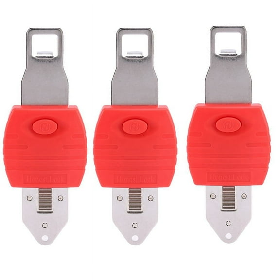 3X Portable Door Lock Travel Lock Safety Lock School Lockdown Lock for Travel Hotel Home Apartment Motel Room Security,3x Portable door locks,red & silver