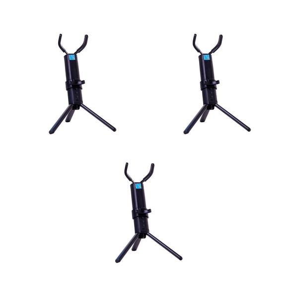 3X Portable Foldable Sax Holder Stand with Metal Leg Base Foldable for Alto Saxophone