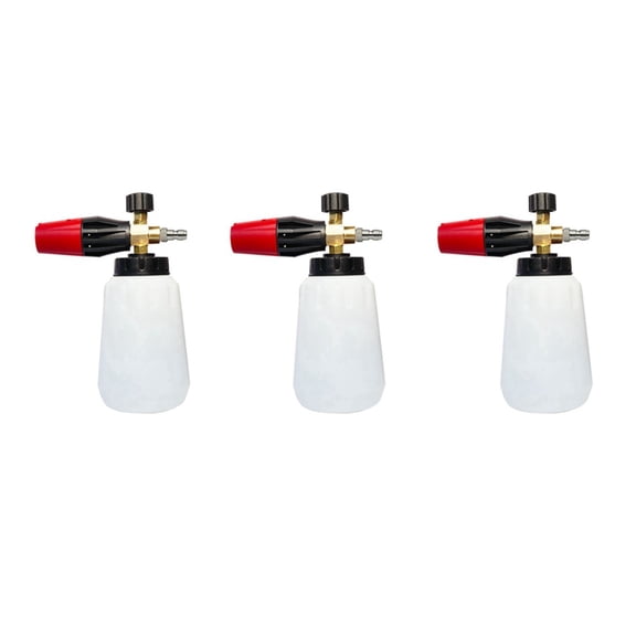 3X Pressure Washer Snow Foam Nozzle Adjustable Foam Cannon Generator Clean Soap Foam Wash for Interskol L