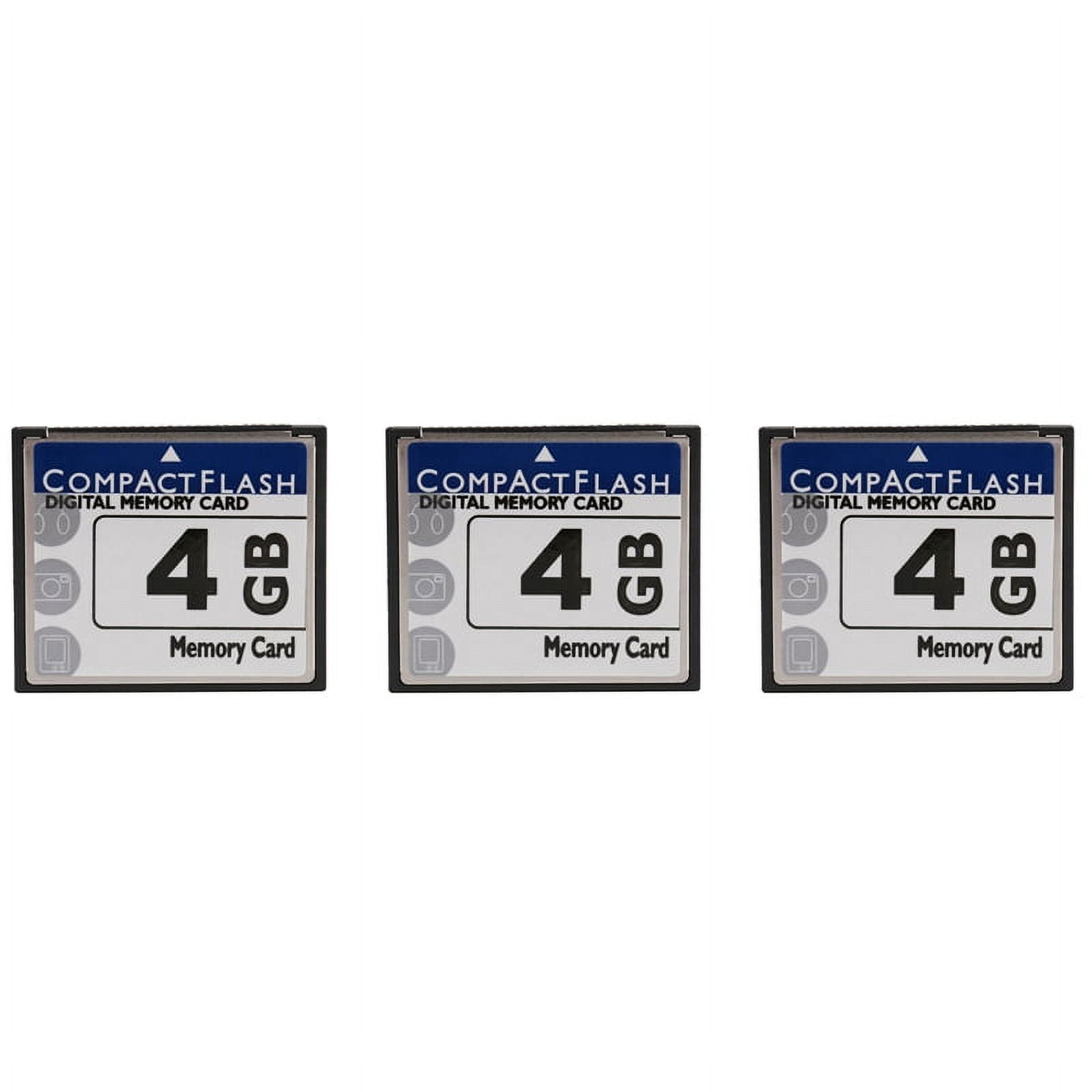 3X Professional 4GB Compact Flash Memory Card(White&Blue) - Walmart.com