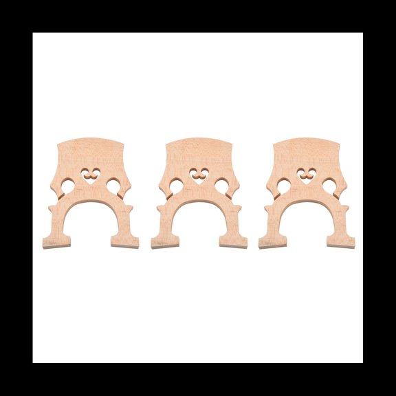 3X Professional Cello Bridge for 4/4 Size Cello Exquisite Maple Material