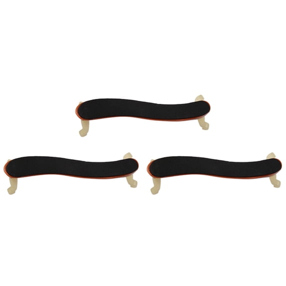 3X Professional Maple Wood Violin Shoulder Rest Adjustable 3/4 4/4 Size