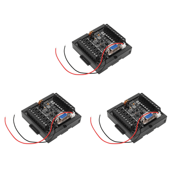 3X Programmable Controller FX1N-20MT PLC Module Regulator Industrial Control Board DC24V Logic