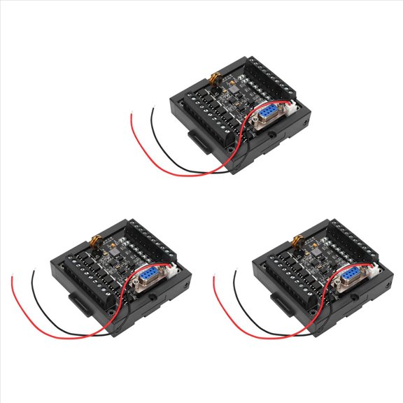 3X Programmable Controller FX1N-20MT PLC Module Regulator Industrial Control Board DC24V Programmable Logic Controller