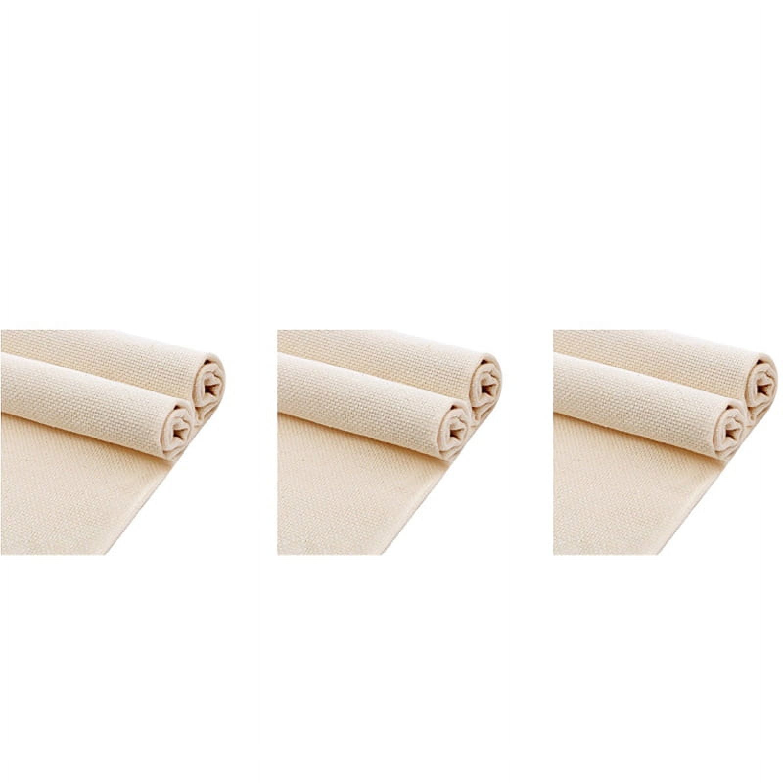 3X Punch Needle Cloth Fabric, Needlework Embroidery Fabric for Punch