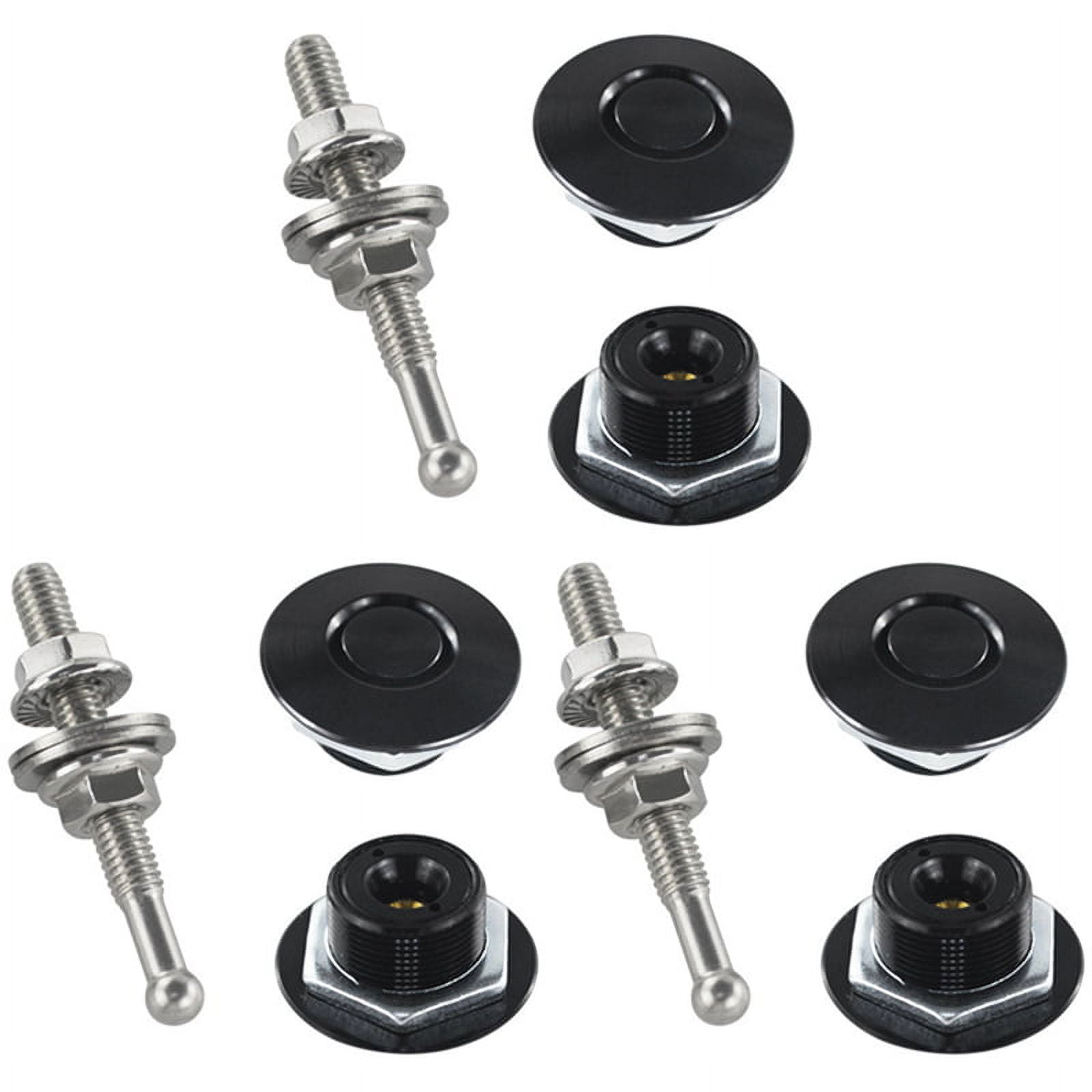 3X Quick Release Latch License Plate Lock Clip 1.25 Inch Diameter
