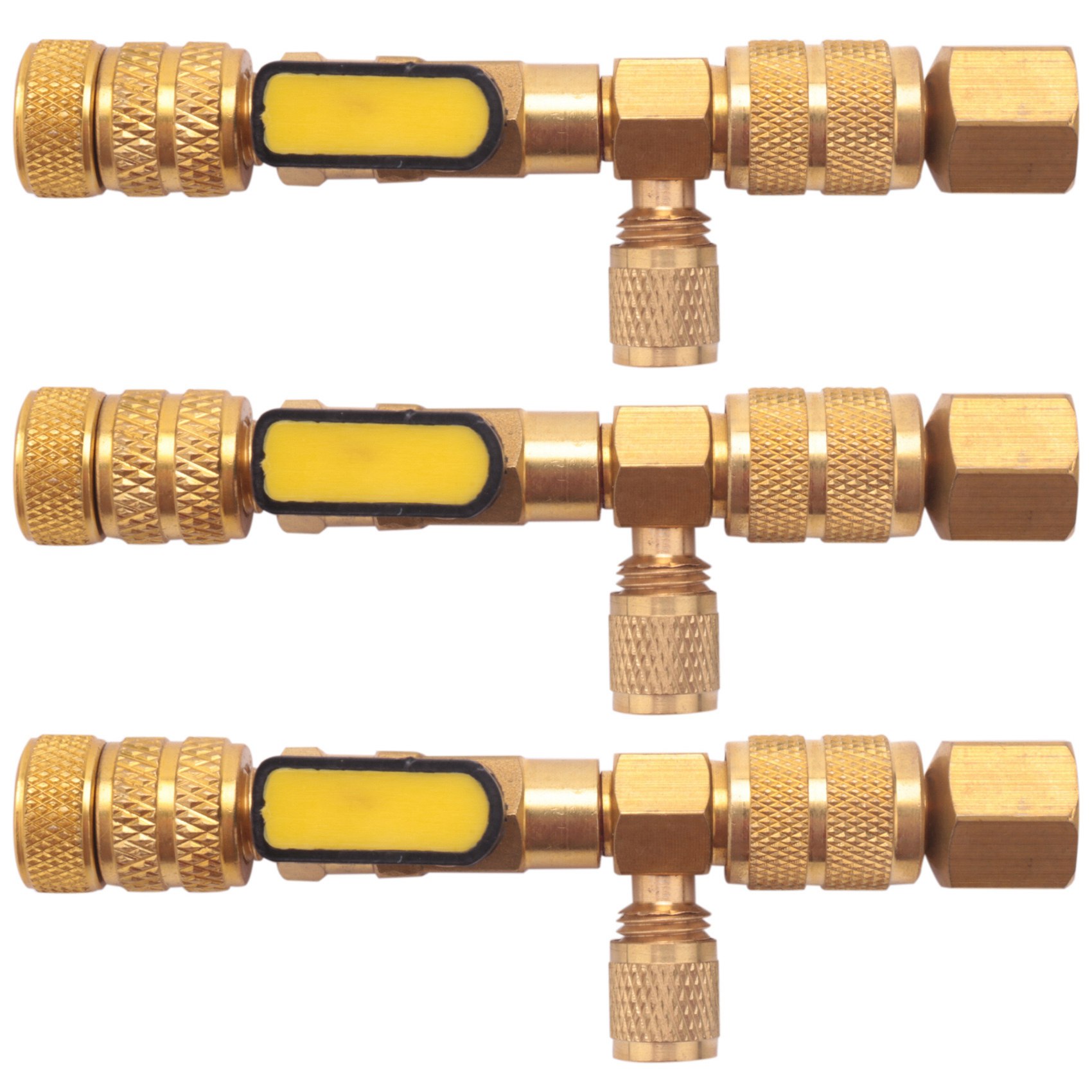 3X R410A R22 Dual Size SAE Port HVAC Valve Core Removal Installer Tool