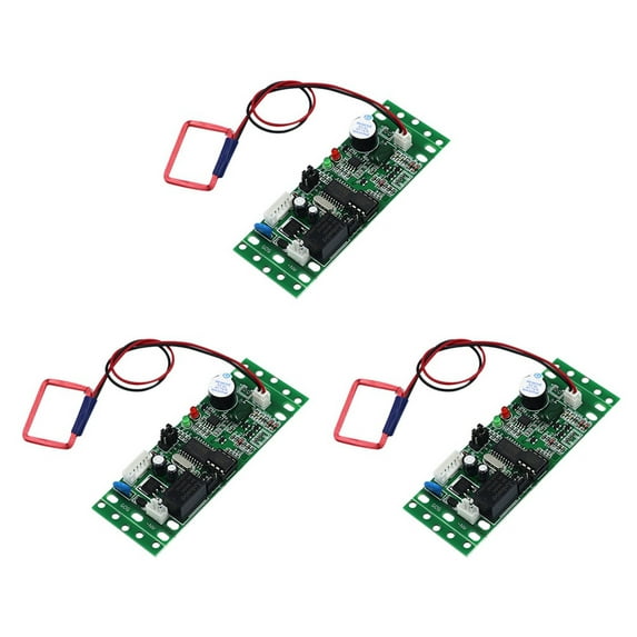 3X RFID Embed Control Module,Intercom Access ,Elevator Access Control 9-30V DC Power Access Controller Module ID Module