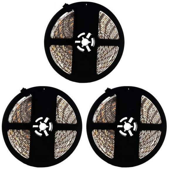 3X RGB 5M 5050 LED Strip Light Flexible 300 SMD LED Tape Waterproof Epoxy