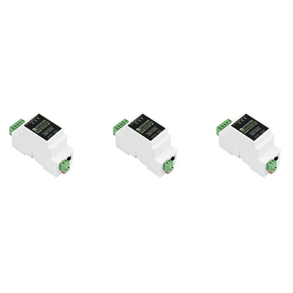 3X RS485 Serial Port Server RS485 to RJ45 Ethernet IP to Serial Port ...
