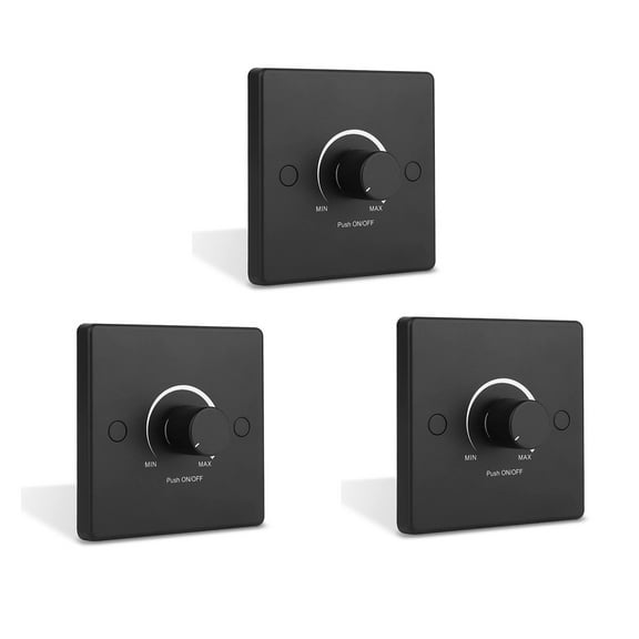 3X RV Light Dimmer Light Switch Control Panel 12-24V 5A Universal PWM Dimmer Low Voltage Dimmer