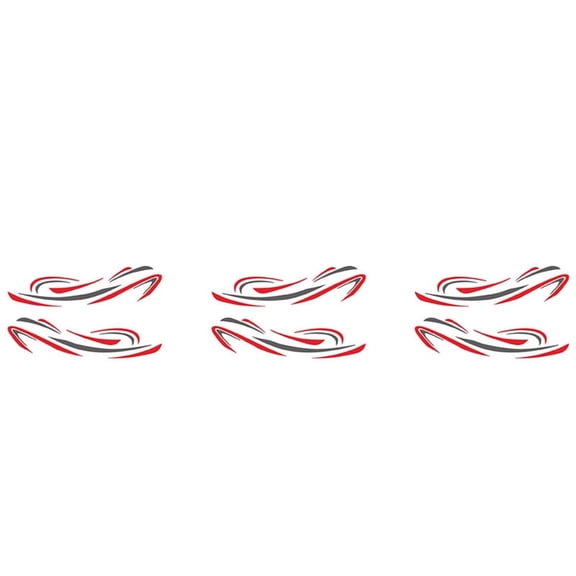 3X RV Universal Body Sticker DIY Image Decal Sticker Decoration for Caravan Trailer