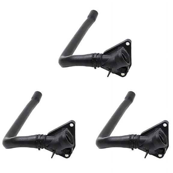 3X Radiator Hose for F20 F30 F31 F35 F80 2010-2016 2367436 11537600586 11532367436 Accessories,3 x Radiator Hose,Black