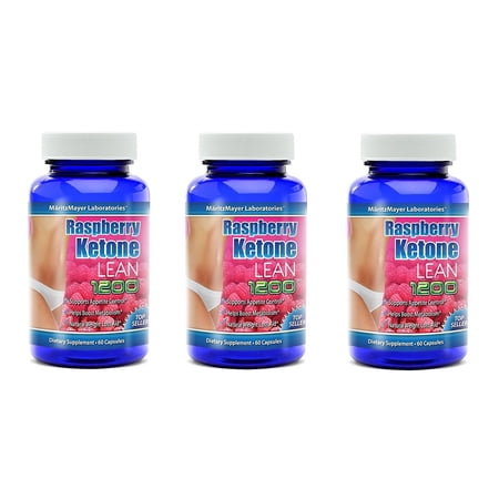 3X Raspberry Ketone Lean Fat Burner Weight Loss 1200mg 180 Caps Best Keytones
