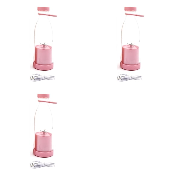 3X Rechargeable Portable Blender Electric Juicers Fruit Mixers USB Smoothie Mini Blender Personal Juicer Maker Machine B